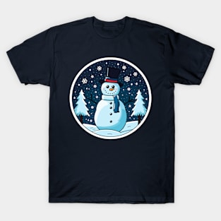 Pole Snowman T-Shirt